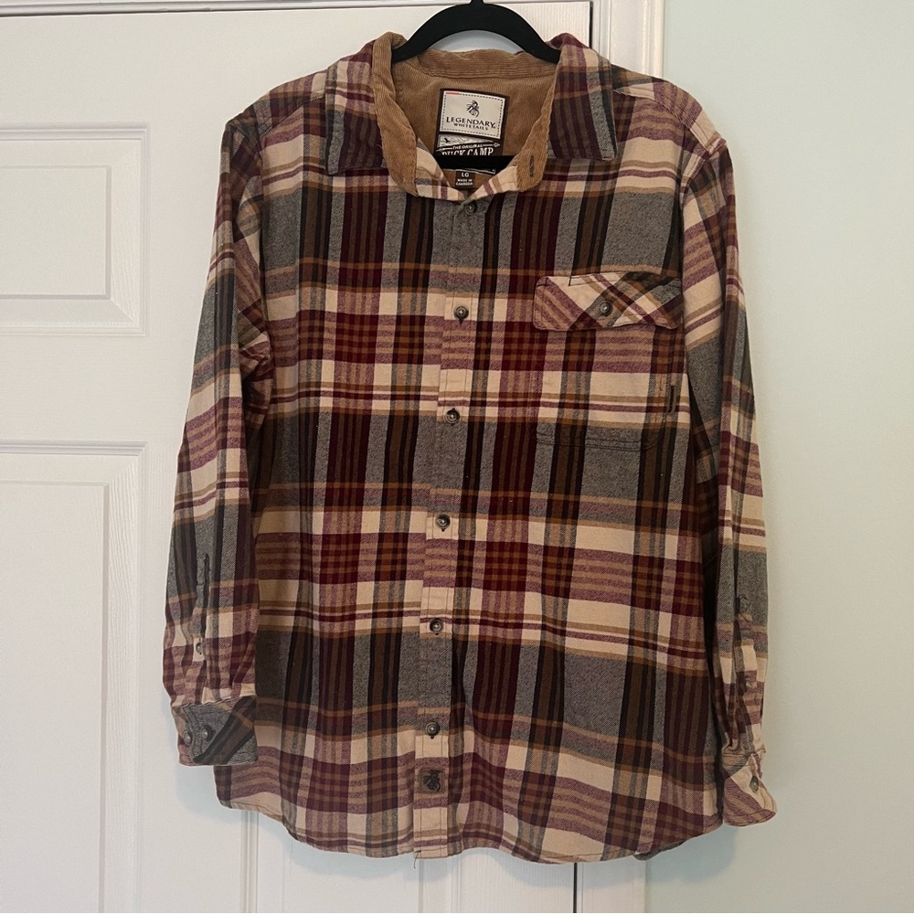 Legendary Whitetails Plaid Flannel Shirt